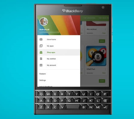 Google Play Blackberry
