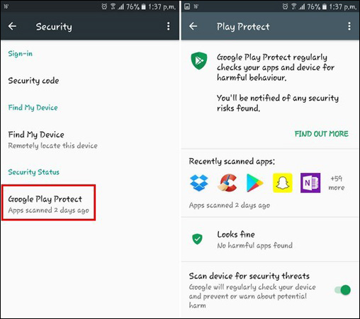 Google Play Protect 4