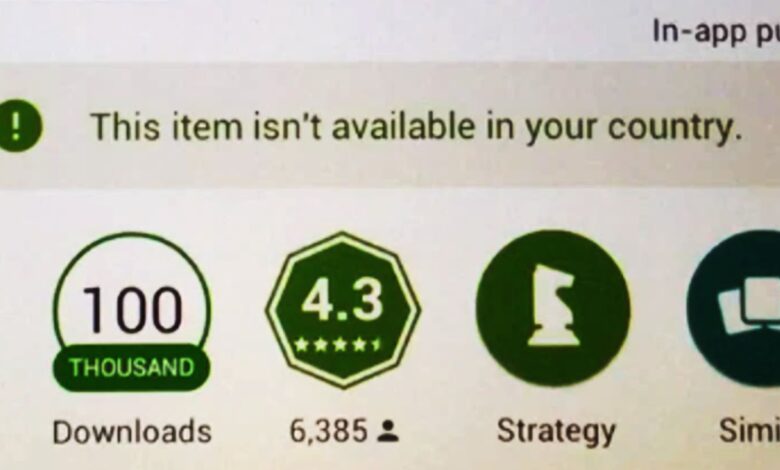 This item isn’t available in your country 1